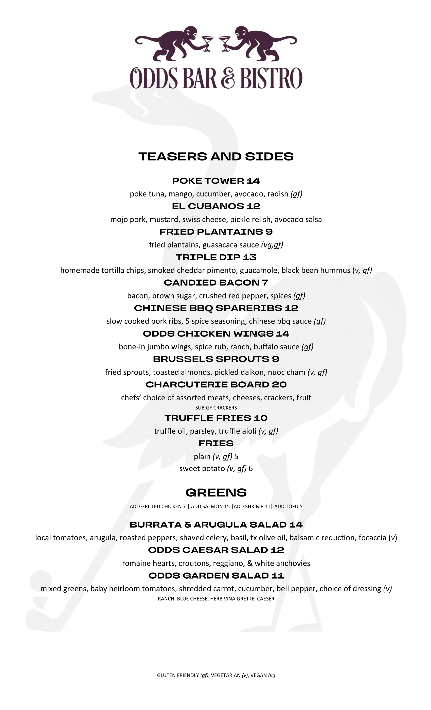 Odds Menu V8-1