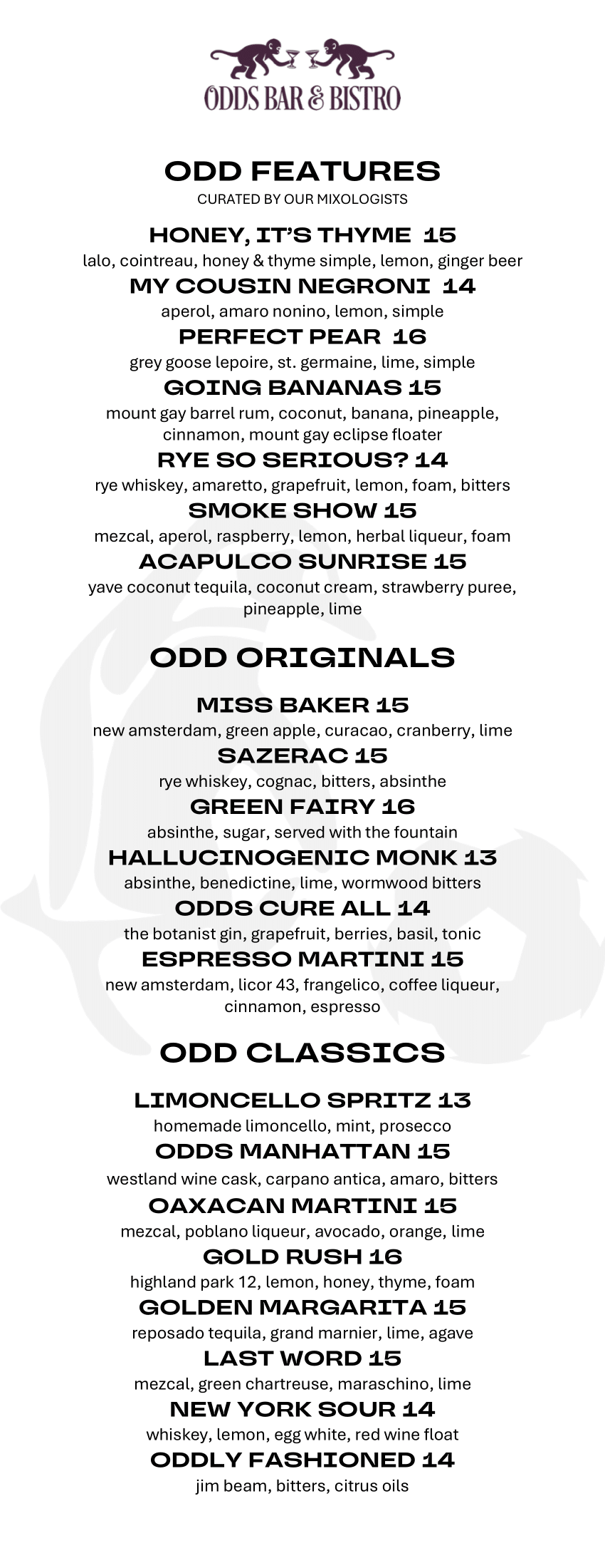 Odds Libations V7