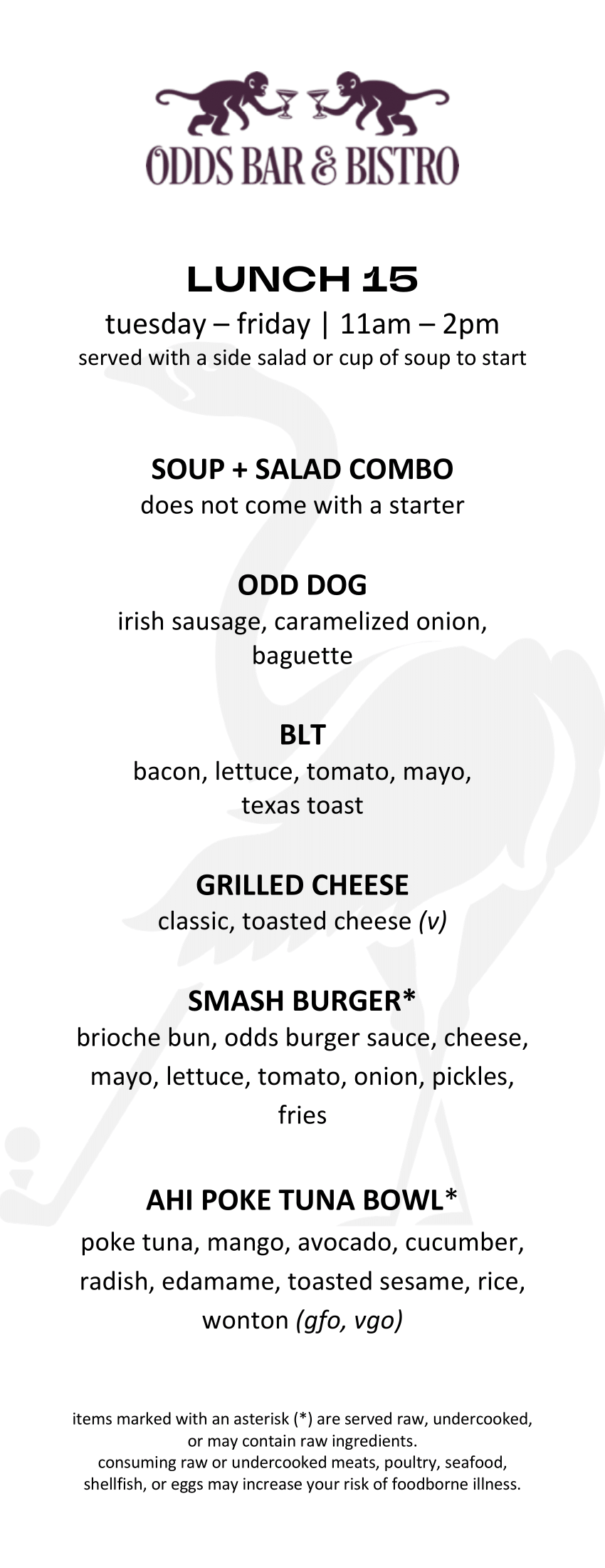 Odds Lunch
